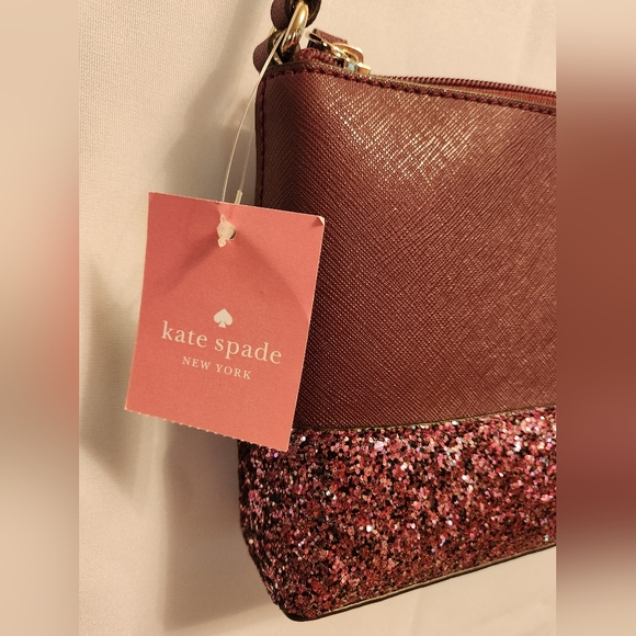 Kate Spade Cherry Red Glitter Crossbody - Picture 4 of 12